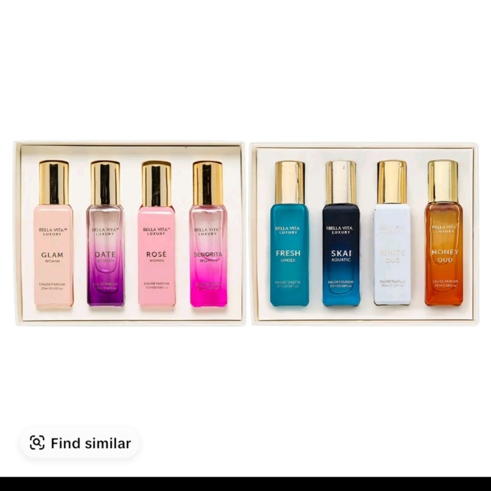 Luxury Perfume Gift Set by Bellavita Unisex Perfume - 8 Pc Gift Set - Picture 9 of 10